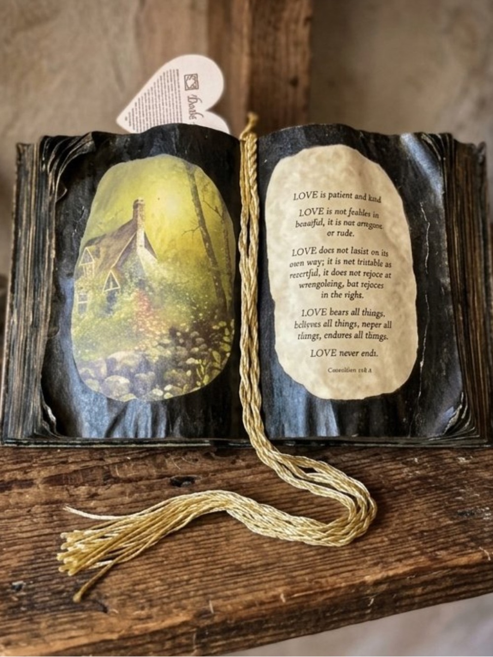 Books of love decor book. No two books alike.